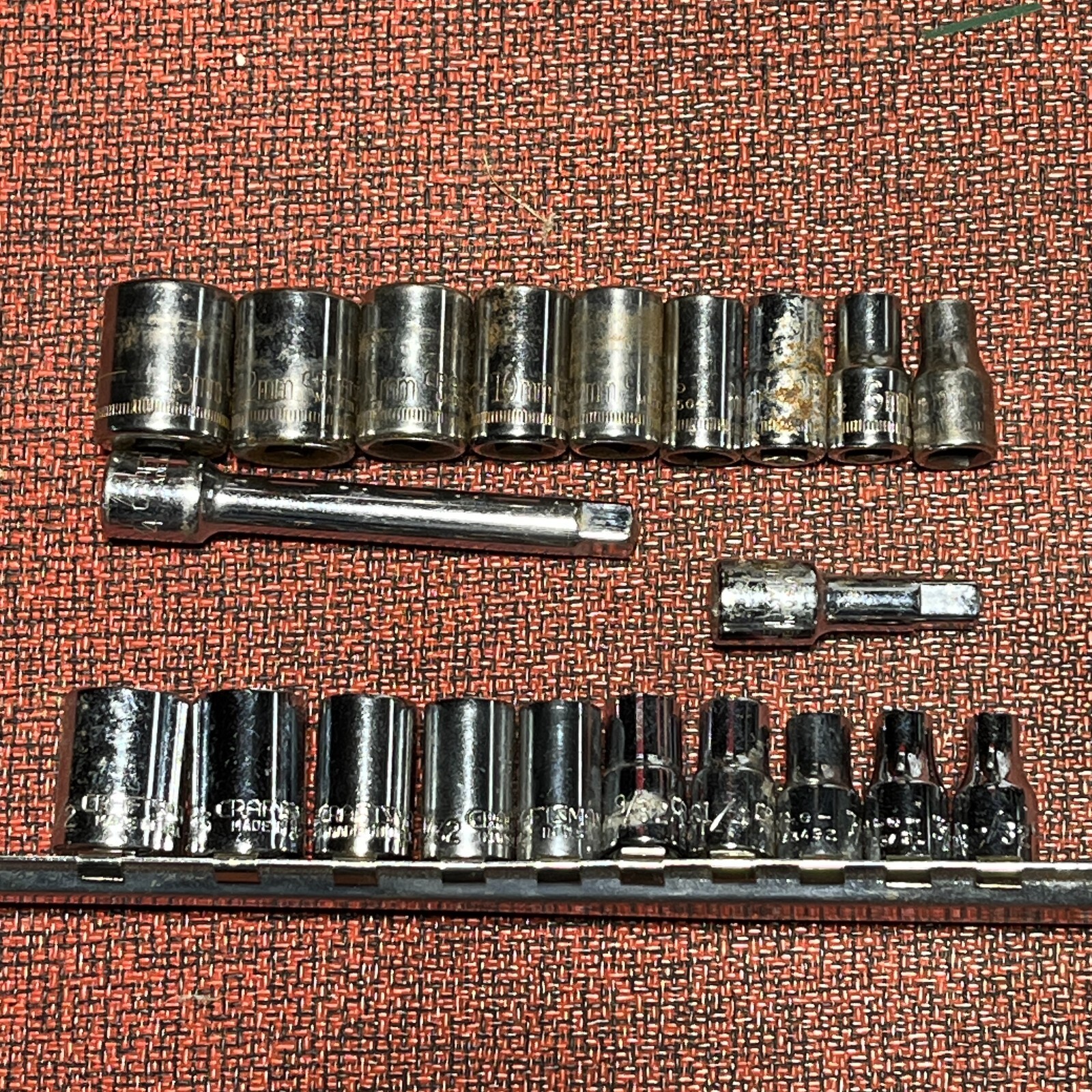 CRAFTSMAN 1/4″ drive 6pt 43481-43514 5mm-13mm & 5/32-1/2″ Sockets 21 pc Sets