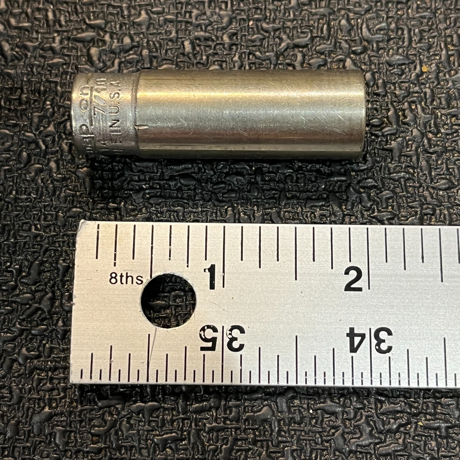 Snap On Tools STM14 7/16″ SAE Flank Drive Deep Socket 1/4″ Drive 6 point USA