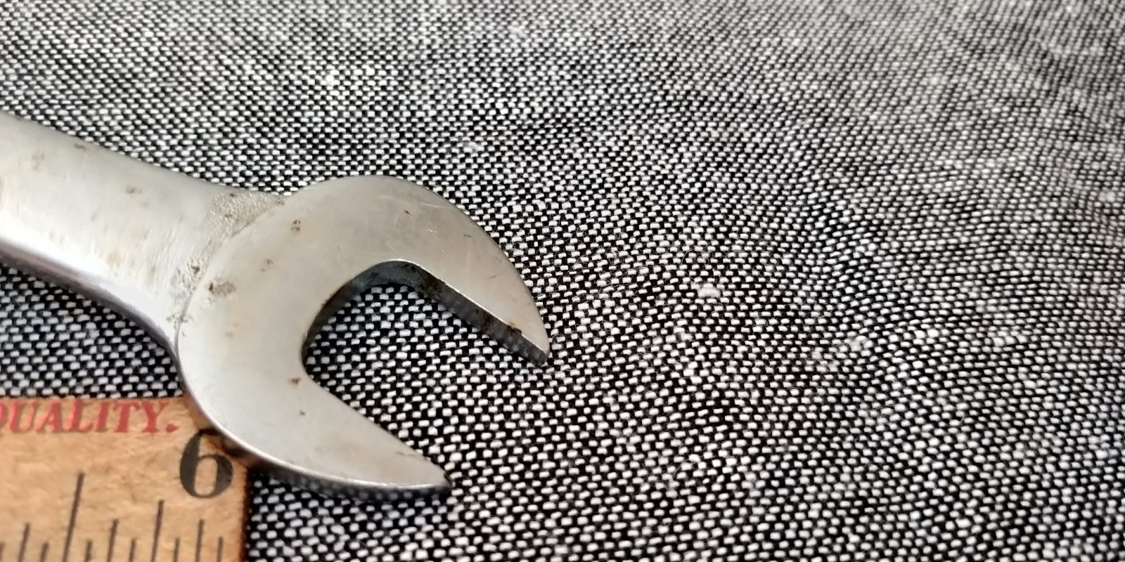 Snap On 1/2″-9/16″ SAE Chrome Low Torque Slime Line Open End Wrench LTA1618