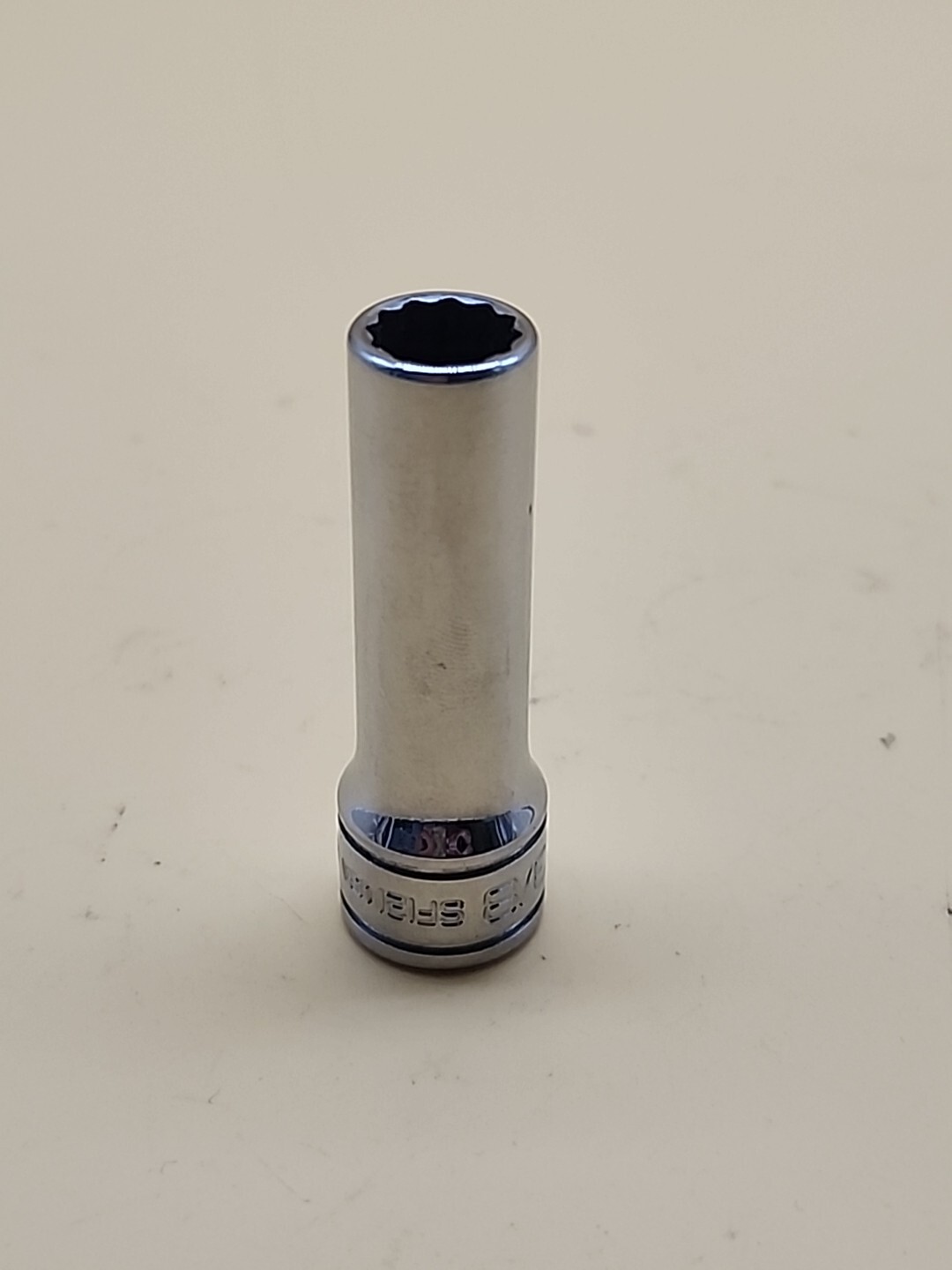 Snap-on Tools SF121, 3/8″, 3/8″ Drive, 12 Point, Chrome Deep Socket USA