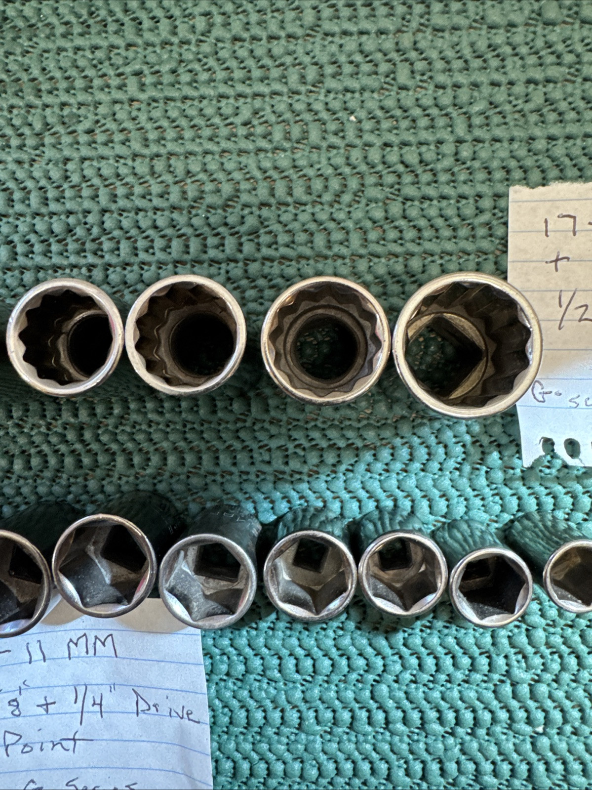 Lot Of 18 Craftsman Metric Sockets In Great Shape USA See Pictures 2 Sets