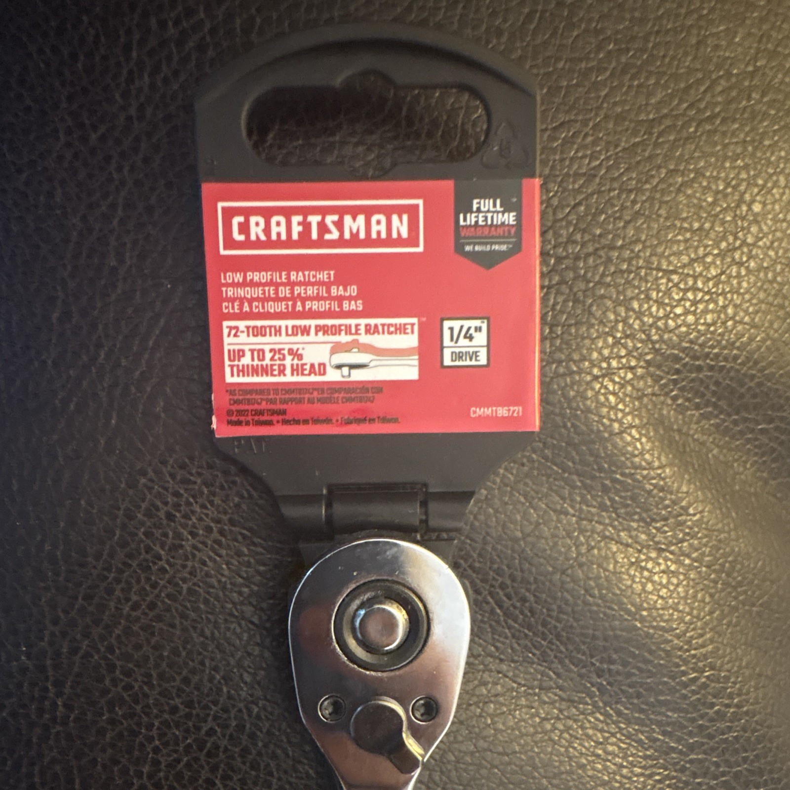 Craftsman 1/4 Inch Drive 72 Tooth Low Profile Ratchet ￼
