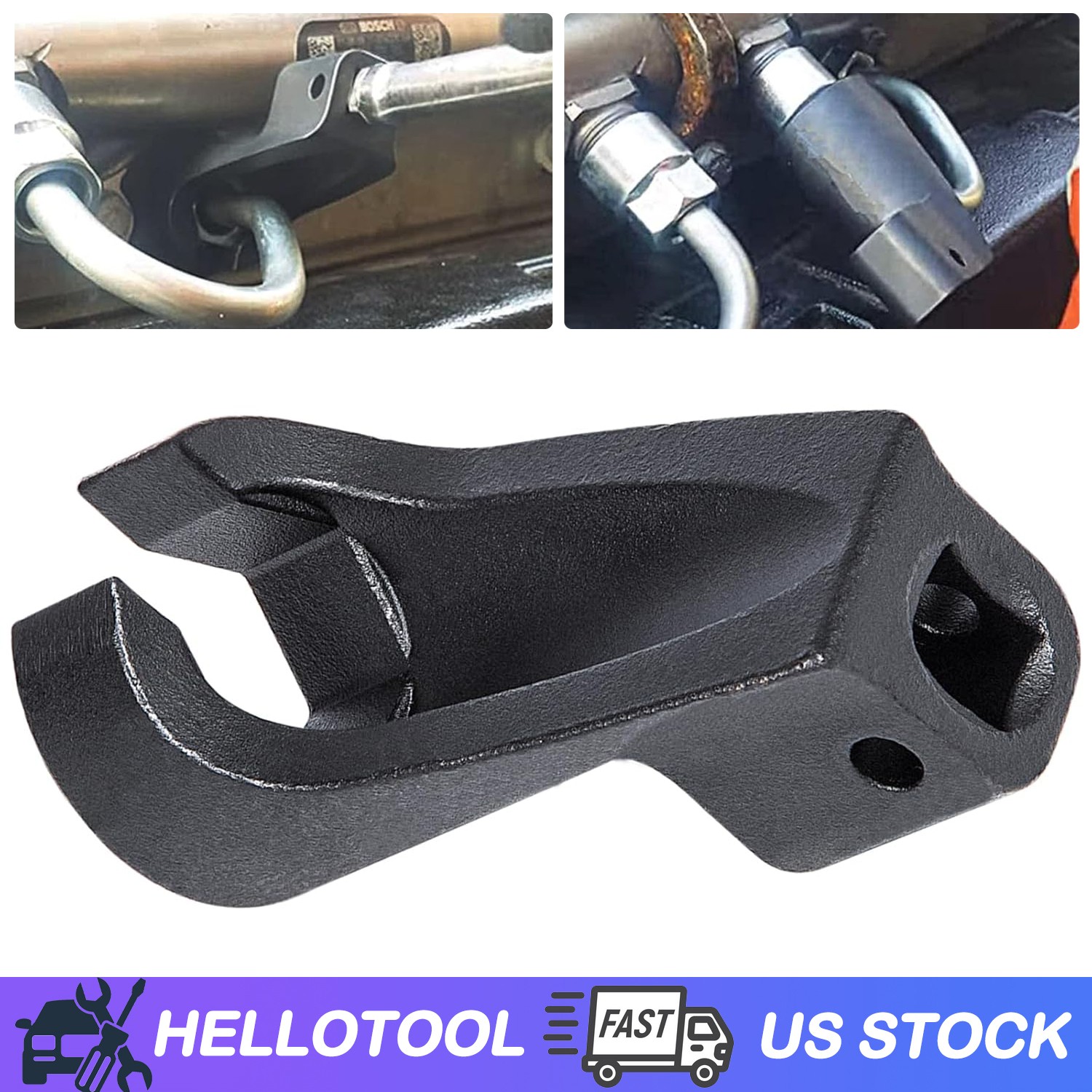 19MM High Pressure Fuel Line Socket Tool for Detroit Diesel DD13 DD15/16 J48770