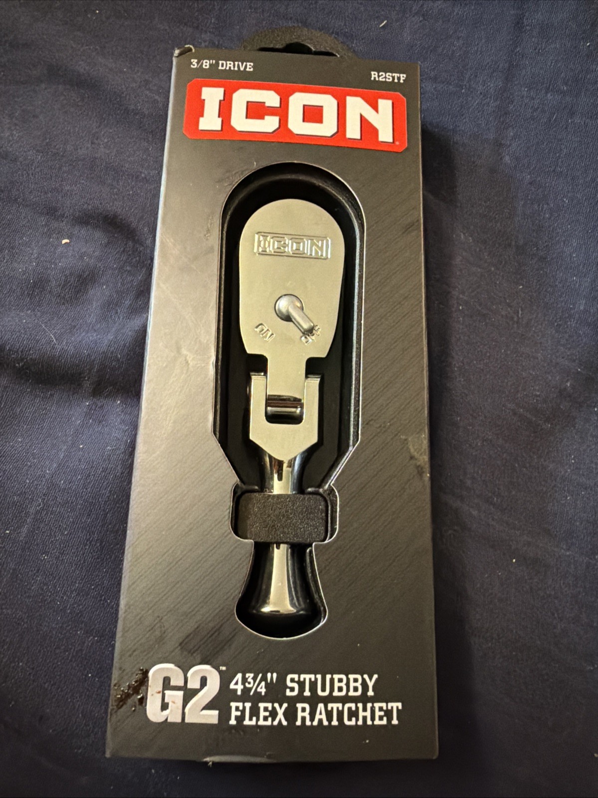 NEW ICON G2 3/8 in Drive 4-3/4 in Stubby Flex Ratchet R2STF 70425 New SEALED