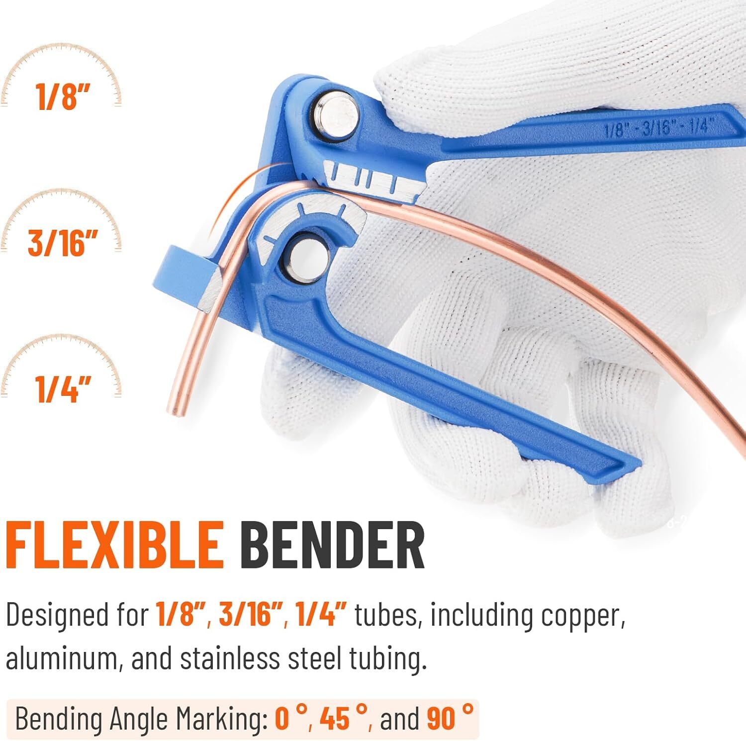 Racewill 25 ft 3/16 Copper Coated Brake Line Kit w/ Double & Single Flaring Tool