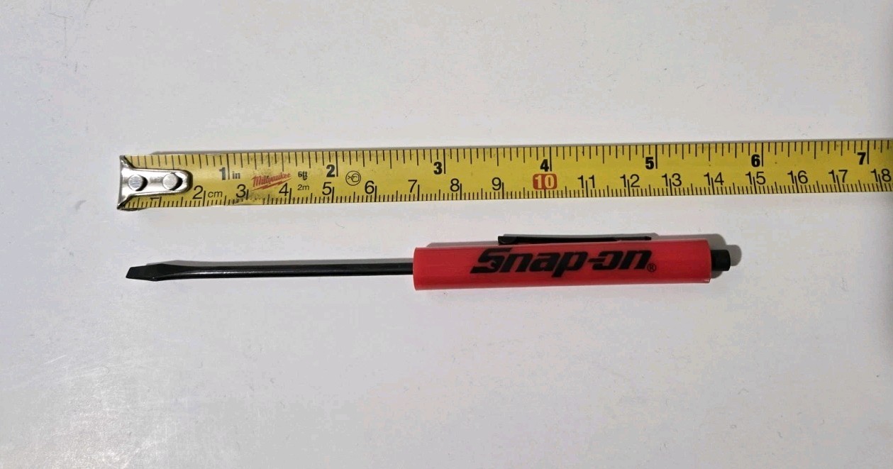 5 Snap on tools Special Edition pocket screwdrivers RED PROMO Blacked/Out + gift