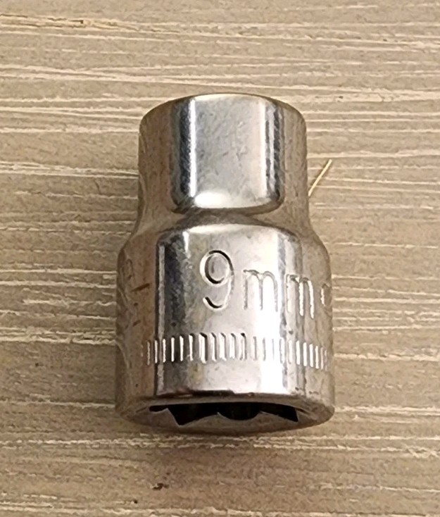 Craftsman 9mm Socket 12 Point 3/8″ Drive S-AD 44301