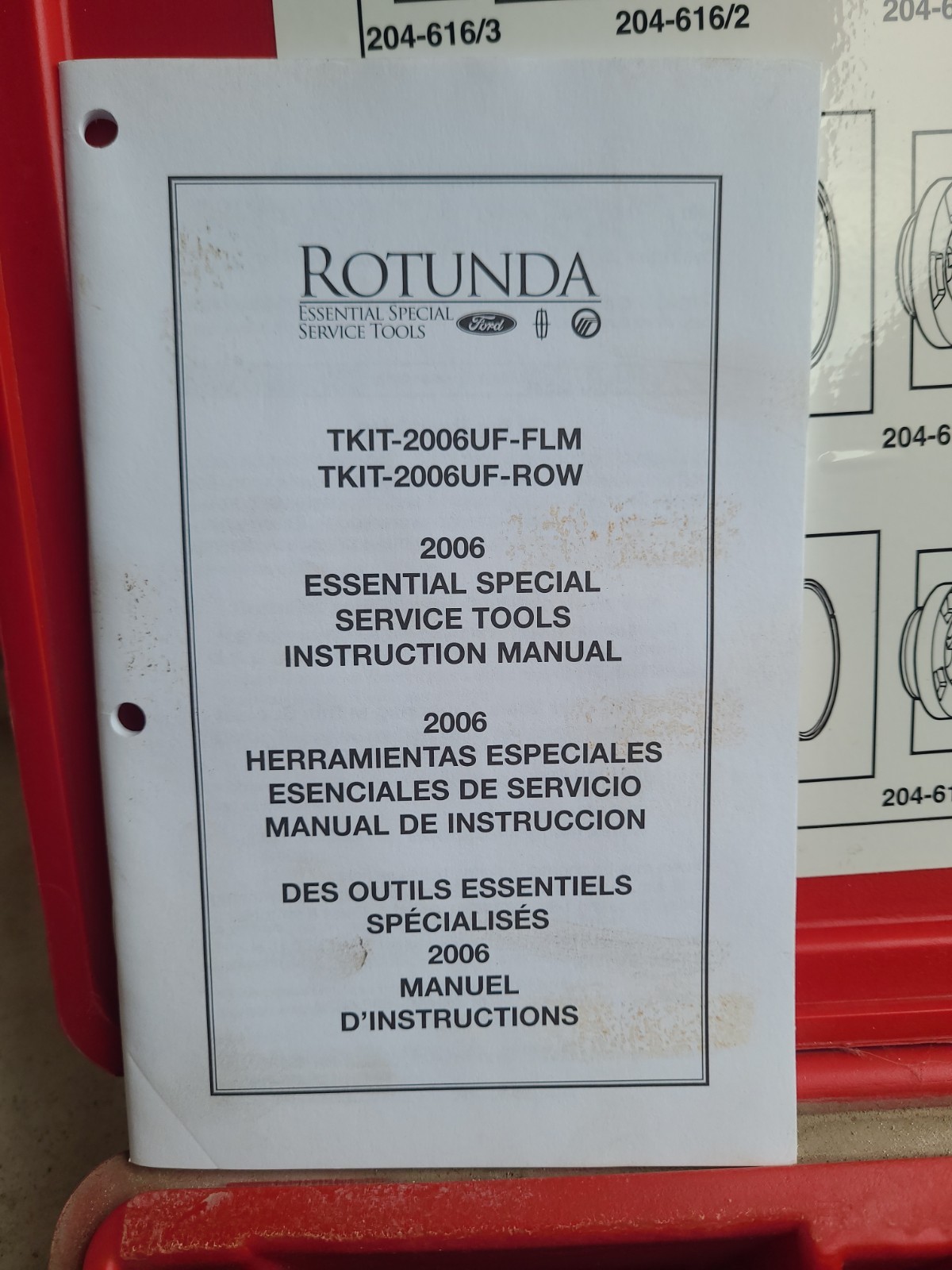 Rotunda TKIT-2006UF-FLM Ford Specialty Service Tool Box 4 Of 4 Only Box 4