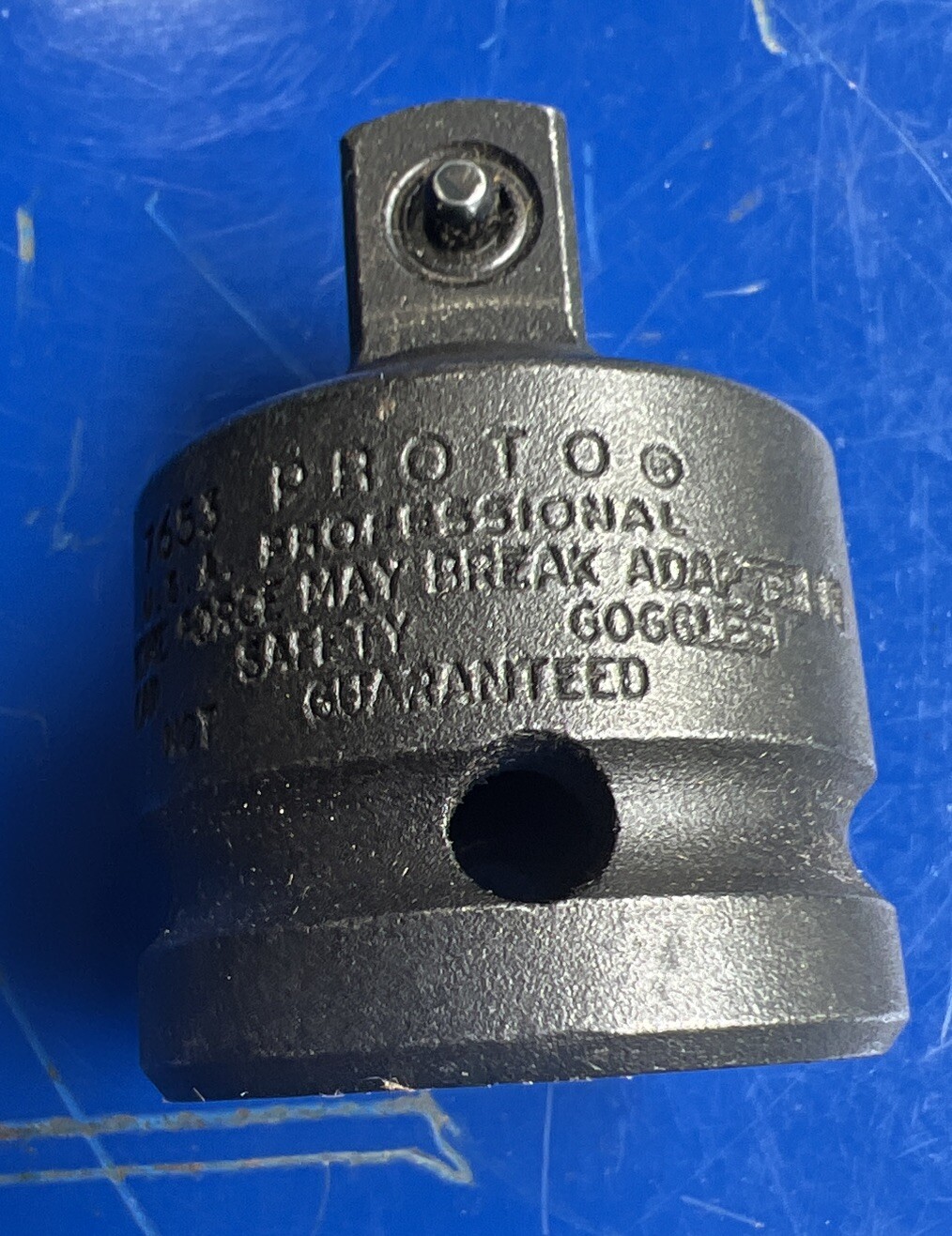 Proto 3/4″ Drive Female x 1/2″ Drive Male w/ Pin Impact Socket Adapter J7653 NEW
