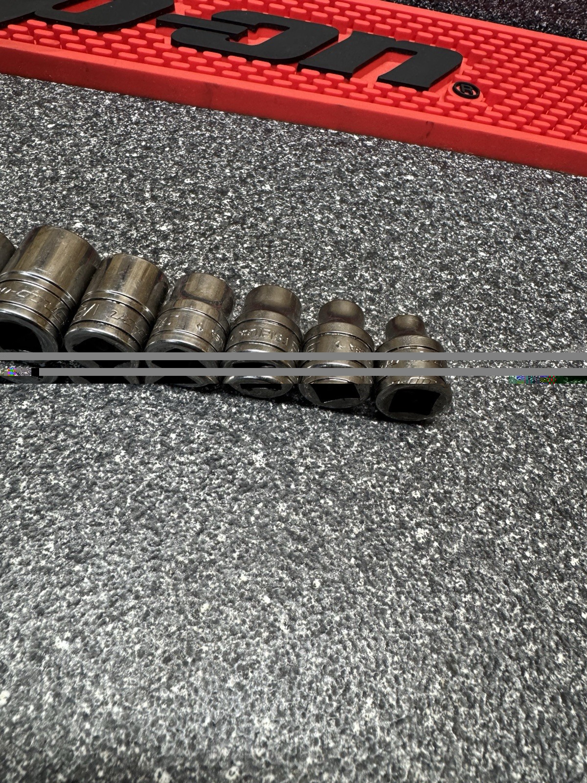 Snap-on Tools 13pc 3/8″ Drive SAE 6pt Shallow Chrome Standard Short Socket Set