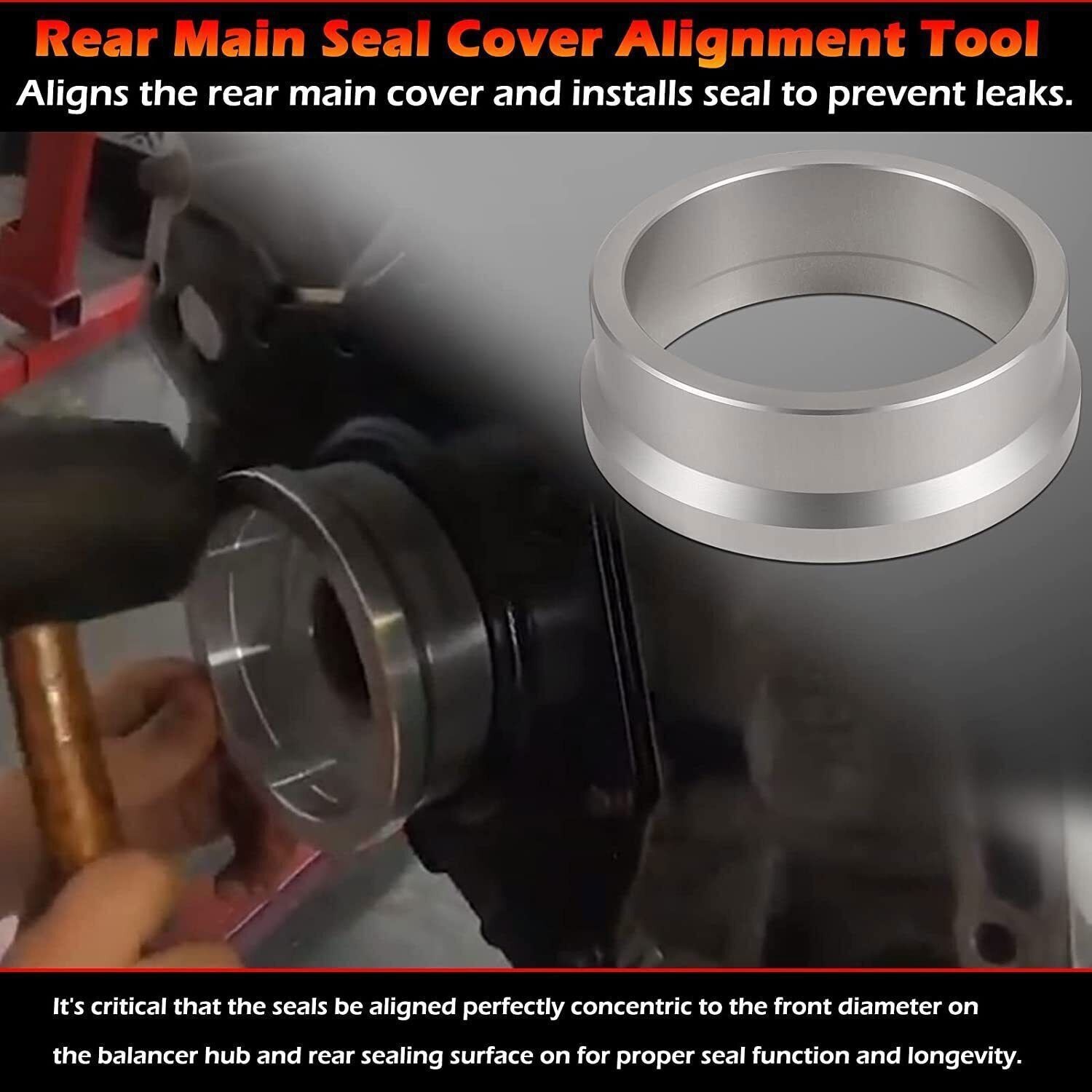 LS Rear Main Seal & Oil Pan Alignment Tool Kit for GM LS Engine 4.8 5.3 5.7 6.0