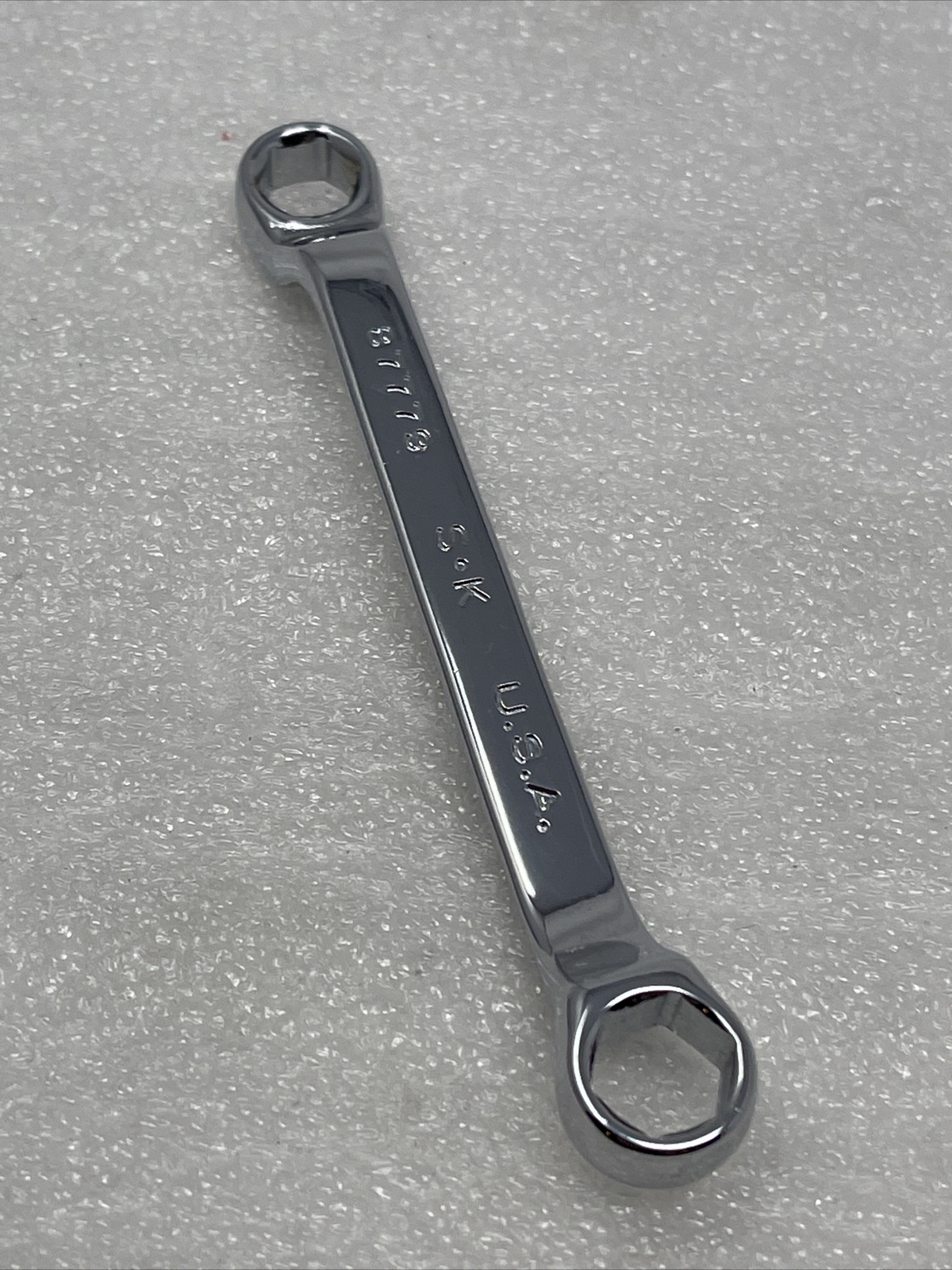 SK Tools 87779 Metric Offset Stubby Box End Wrench, 6 Point, 9mm x 10mm New USA