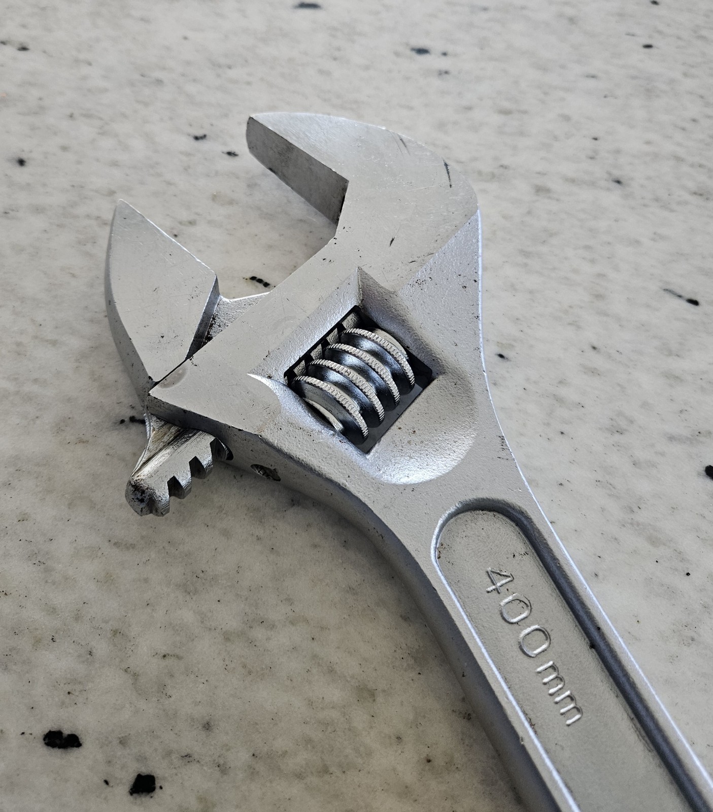 VTG CRAFTSMAN 16 INCH (400MM) NO. 44606 ADJUSTABLE WRENCH FORGED MADE IN USA