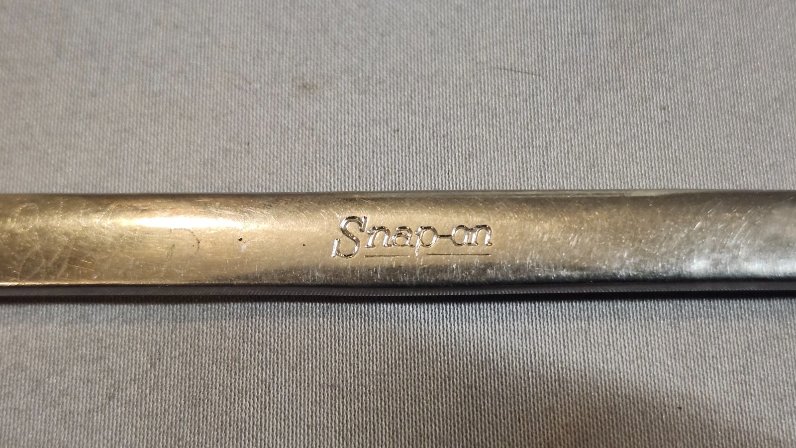 Snap-on OEX120 9/16 x 5/8 Combination Wrench Vintage USA PAT 3273430 Engraved