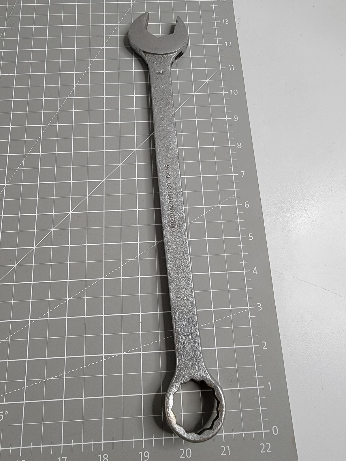 1″ Combination Wrench 12-Point Box End C-15 Large Good Used Vanadium Tool Co