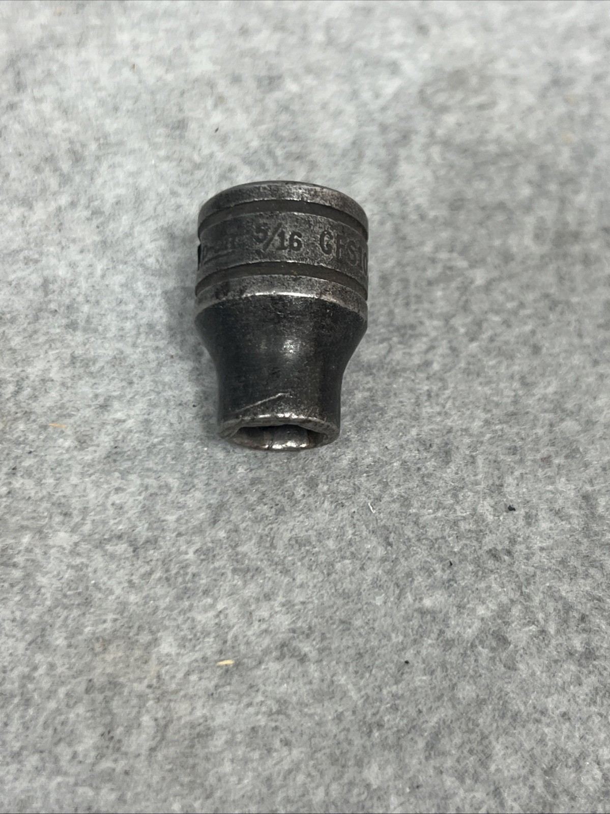 Snap On 5/16″ Shallow Industrial Socket 3/8″ Drive 6 Point Non Impact GFS101