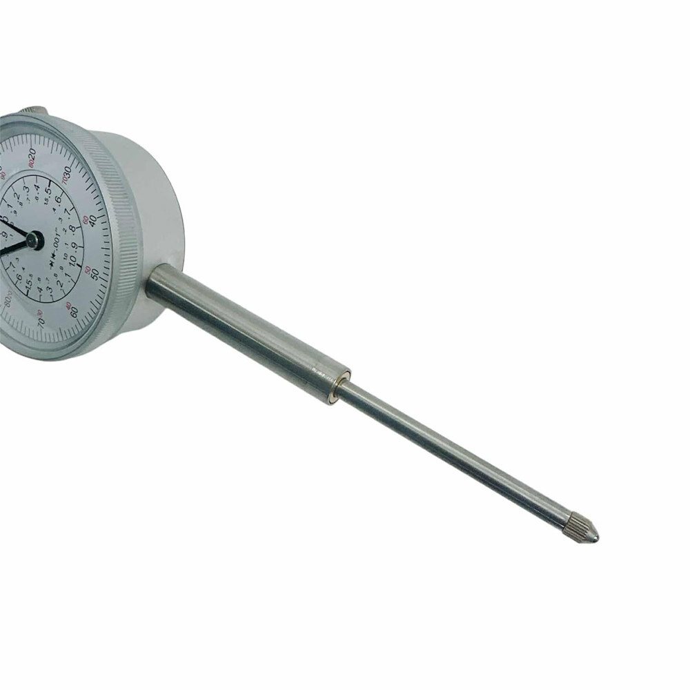 2″/0.001″ Dial Indicator Carbide Anvil AGD Spec, Satin Chrome Finish, AGD specs.