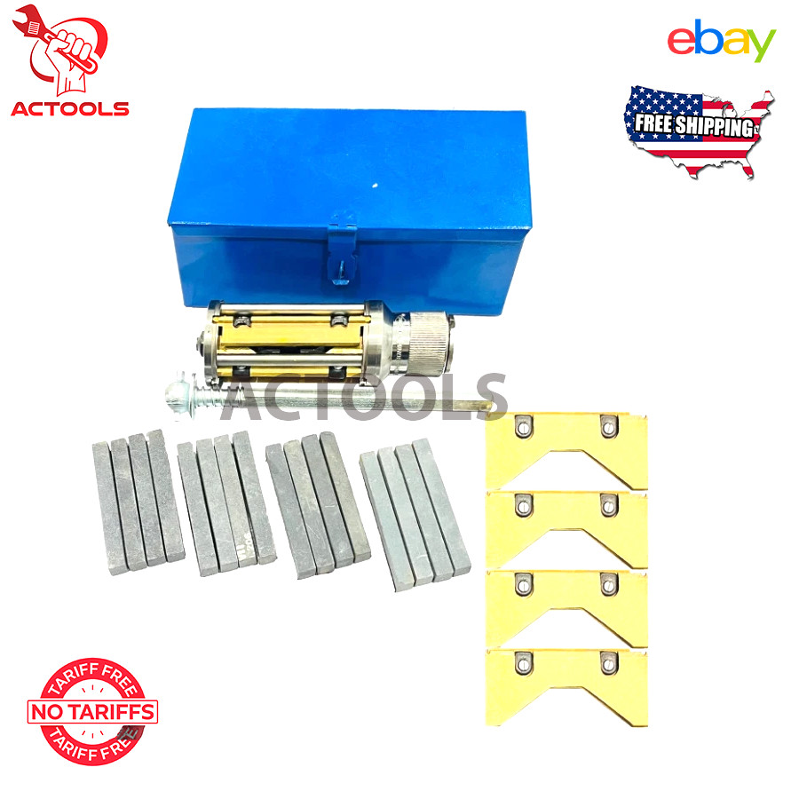 New Cylinder Engine Hone Kit 2 1/2″ to 5 1/2″ Honing Machine + 4 Grit Stones USA
