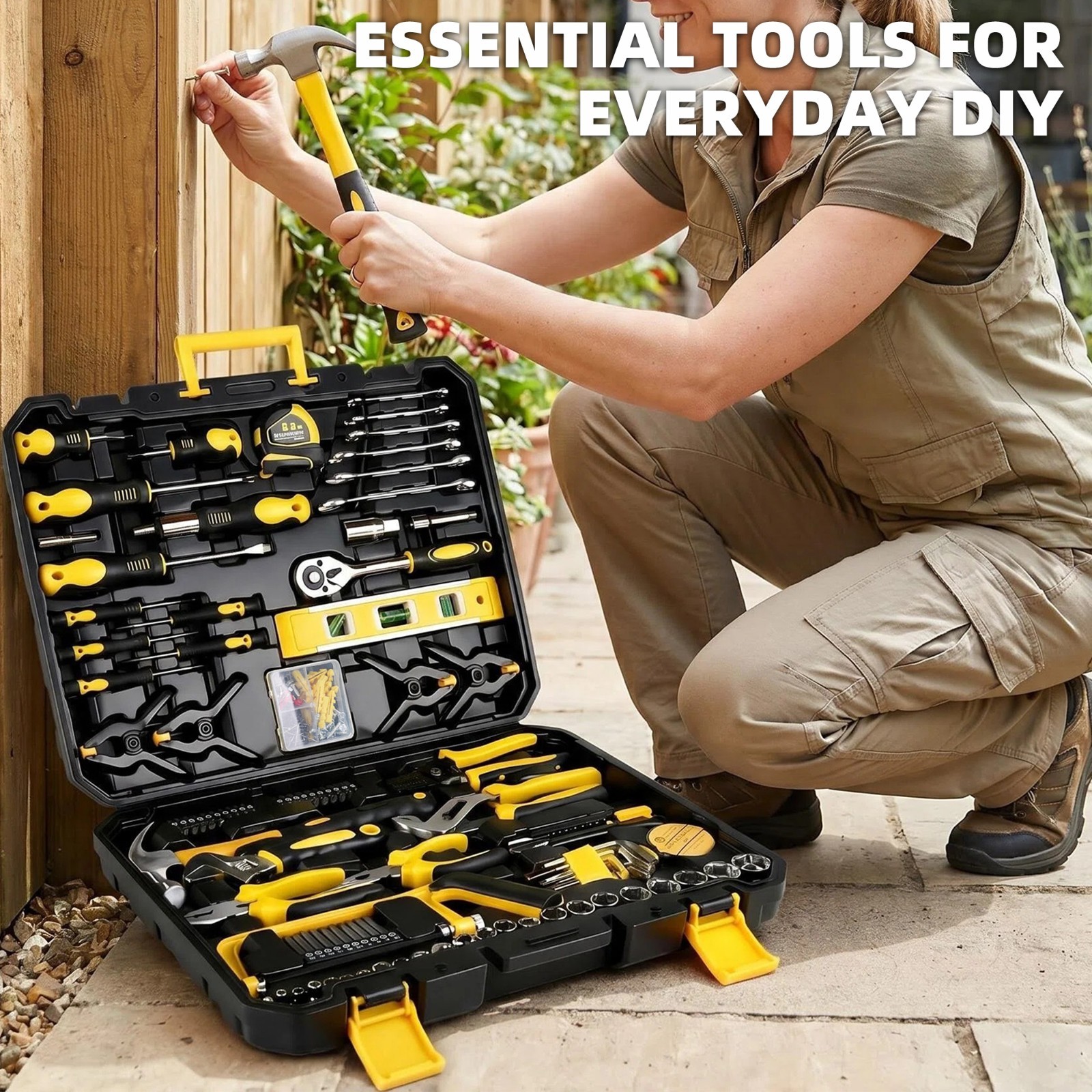 436-Piece Mechanics Tool Set Socket Wrench Auto Repair Kit with Hard Case