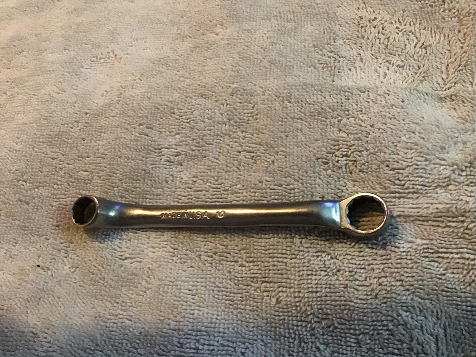 Vintage Blue Point XS1214 Dual Box End Wrench 3/8 x 7/16 by Snap-On USA
