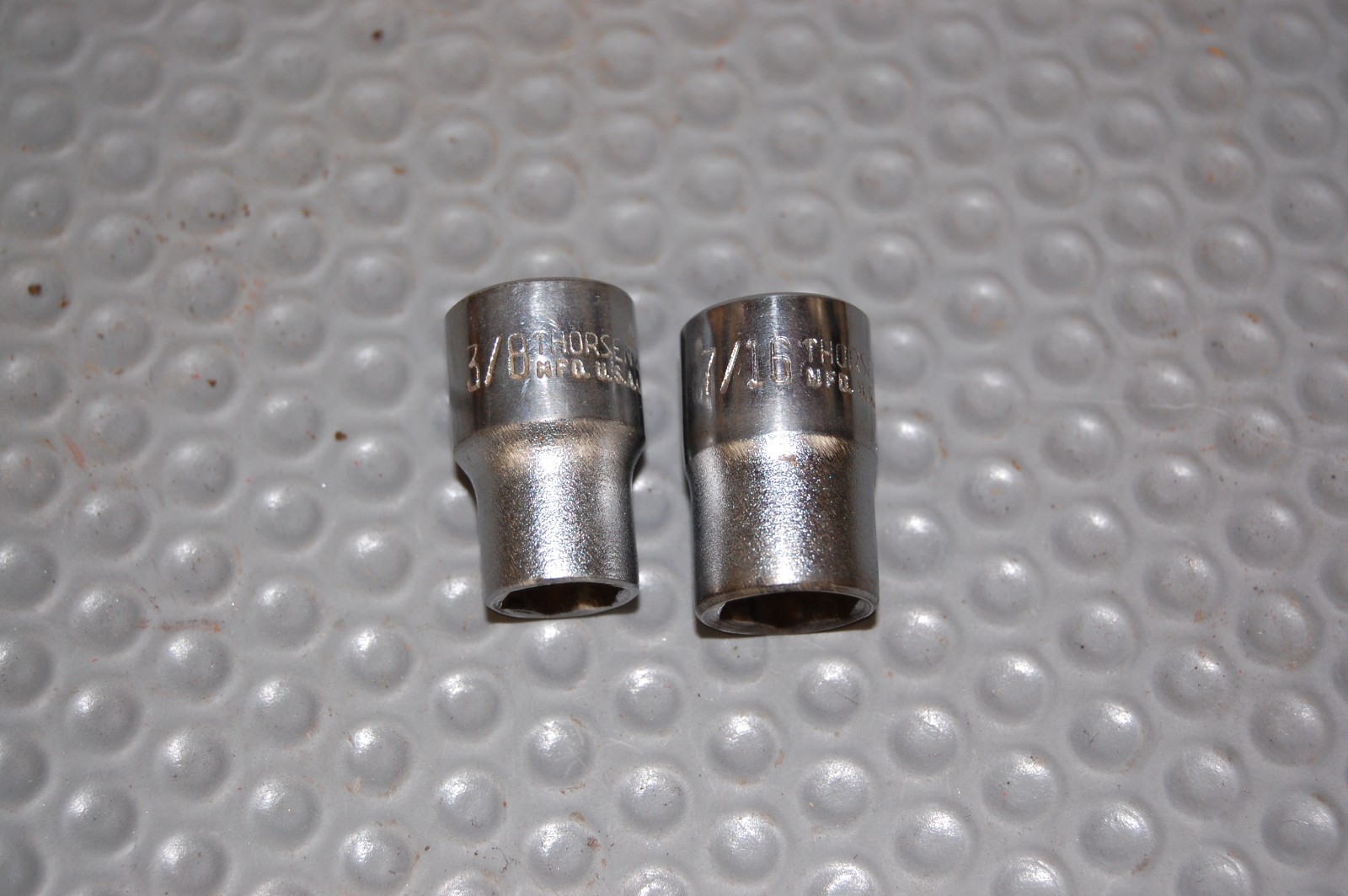 D4 THORSEN 6point sockets 3/8 312X & 7/16 314X Both six point