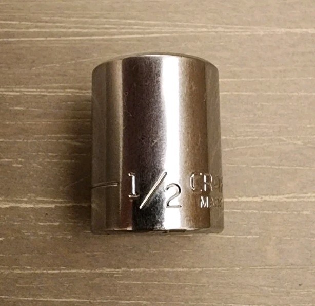 Craftsman USA 1/2″ Socket 6 Point 1/4″ Drive G 43499