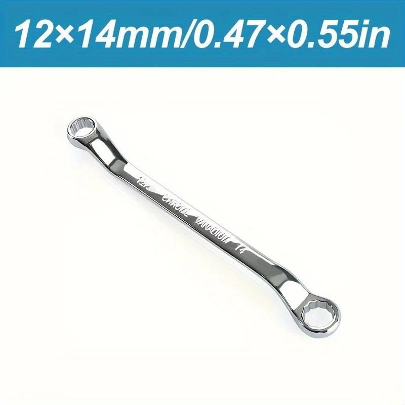 Premium Chrome Vanadium steel Tools 45-Degree Deep Offset Double Box End Wrench