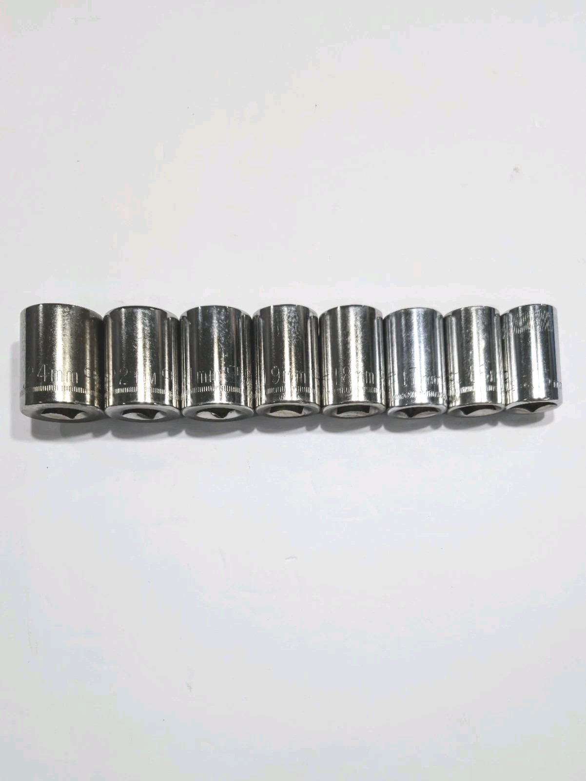 Craftsman USA 8 pc Metric Socket Set – 1/2″ Drive**READ**
