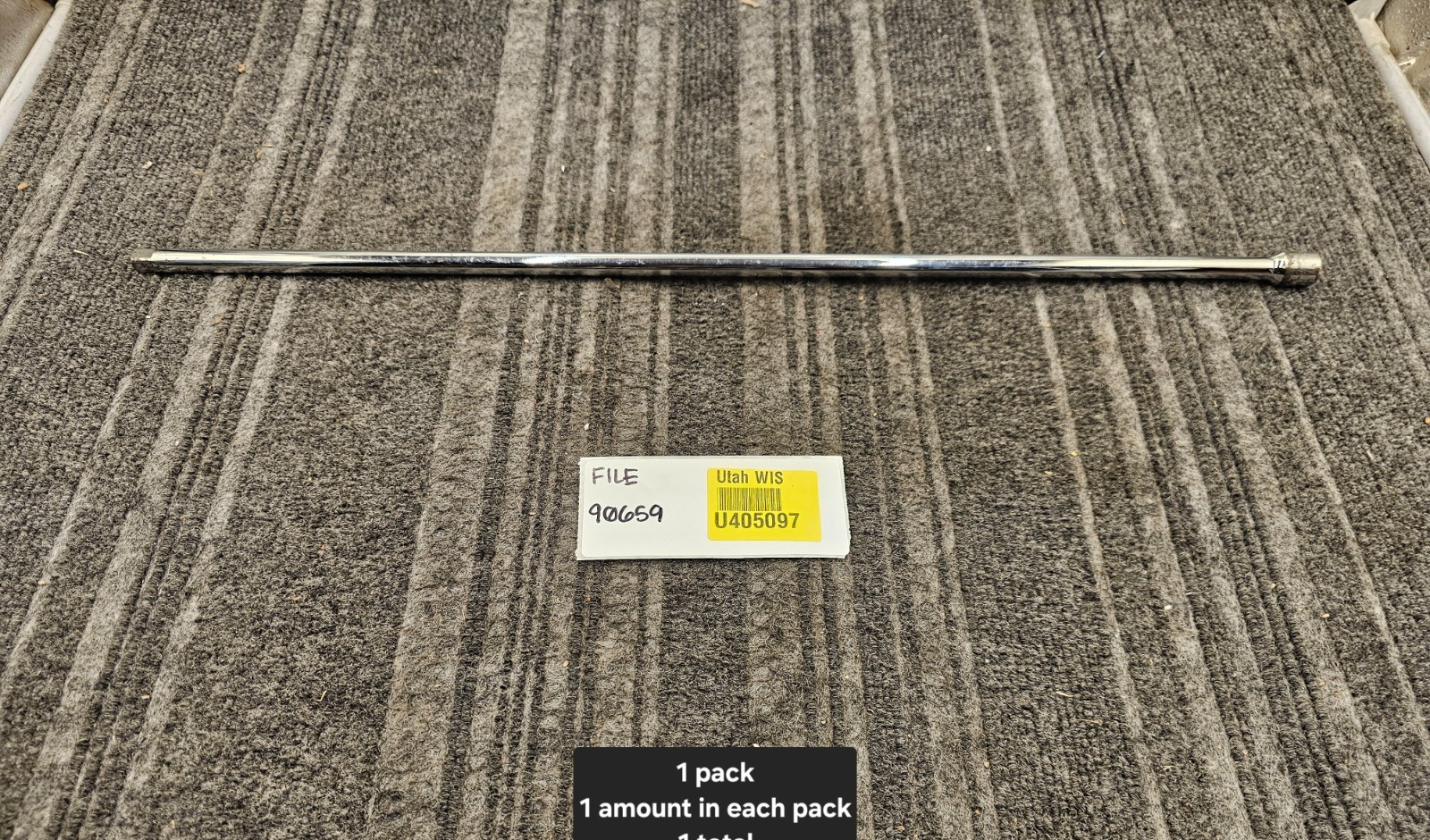 Duralast 3/8in Drive 24in Extension Bar 52-126 Chrome