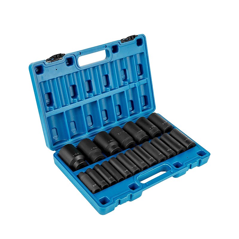 Damaged Bolt Remover Easy Out Stripped Bolt Extractor Impact Socket Set 19 Pcs