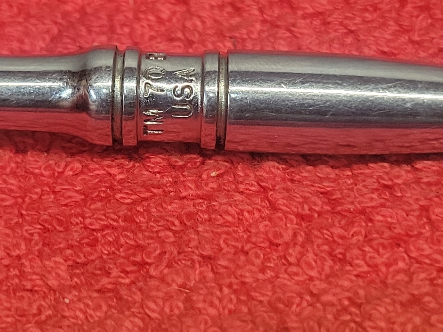 Vtg Snap-On Tools 1/4″ Drive Rachet TM70B Made In USA 🇺🇸