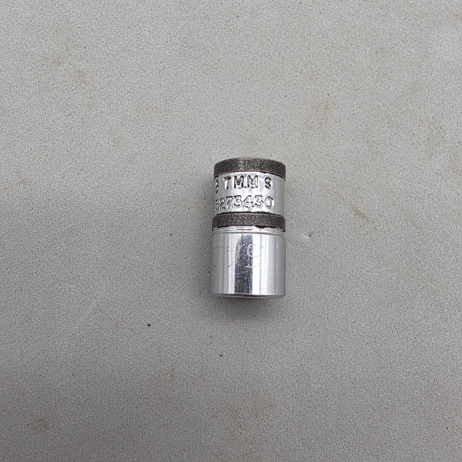 Snap-on Tools 1/4″ Drive 9mm Metric 6 point Shallow Chrome Socket TMM9 USA