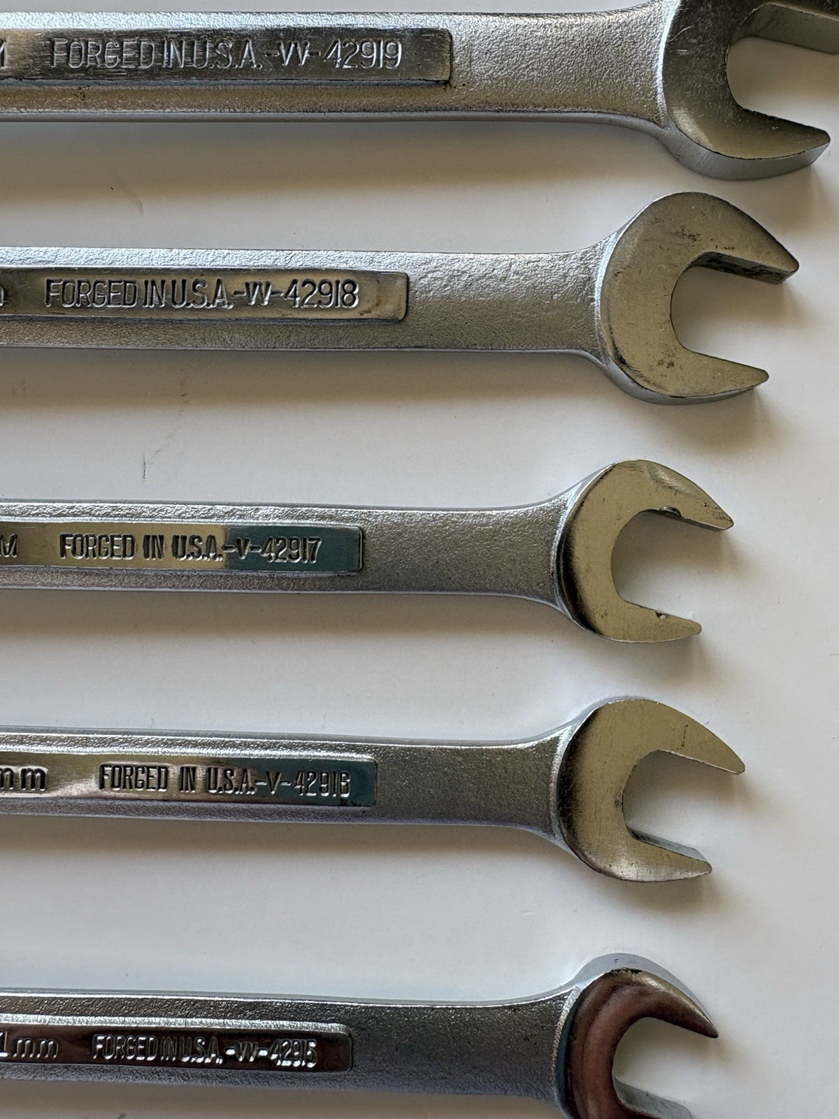 Craftsman Metric Combination Wrenches USA 12pt, 11mm 12mm 13mm 14mm 15mm vv