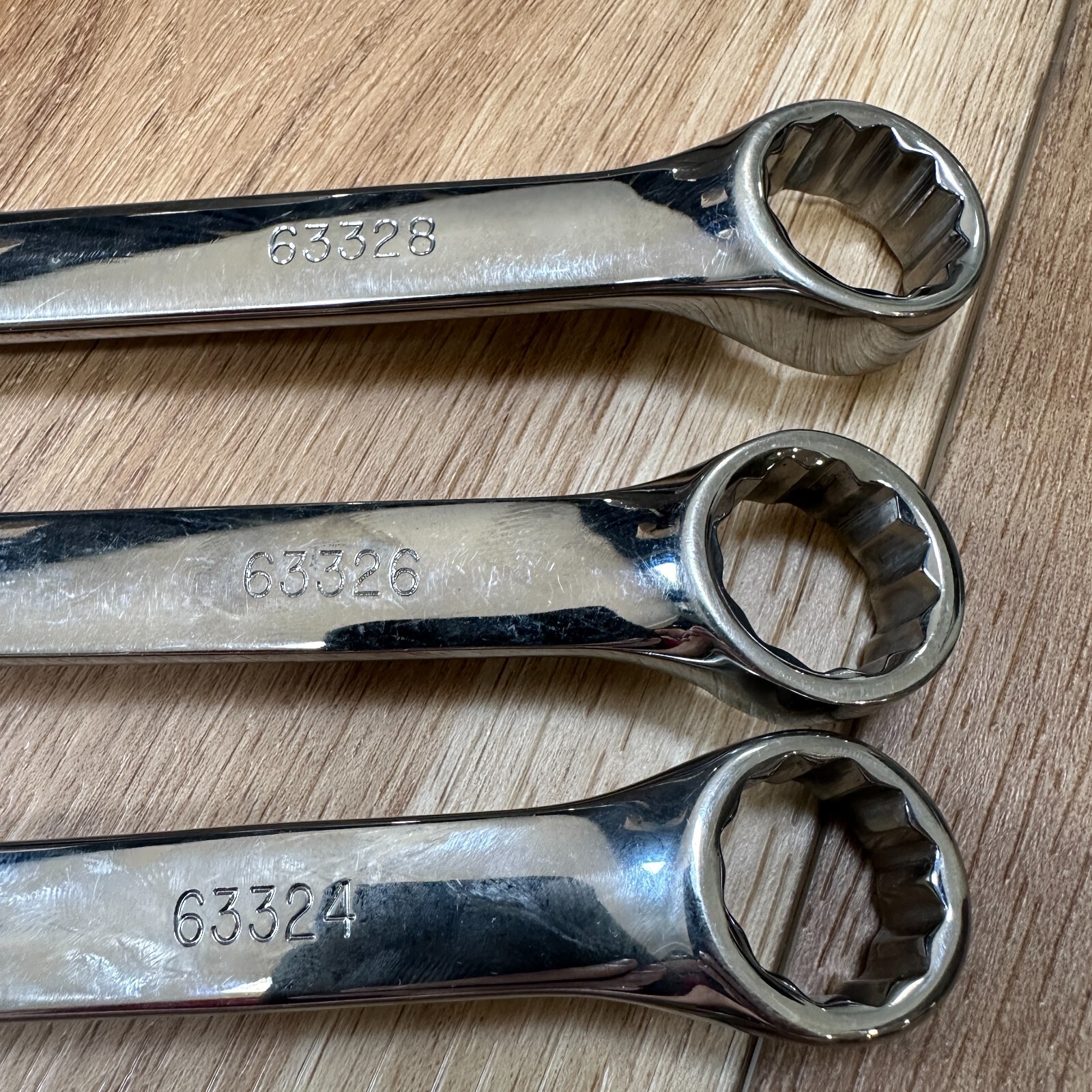 KD USA Combination Wrench Set of 6 Tools 12pt 5/16, 3/8, 5/8, 3/4, 13/16, & 7/8″