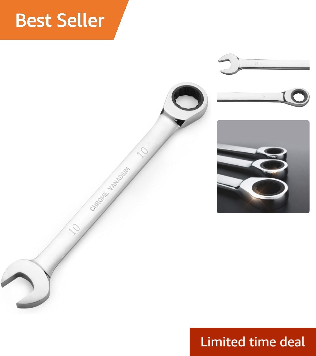 10mm Ratcheting Combination Wrench – Ultimate Tool for Mechanics and DIYers