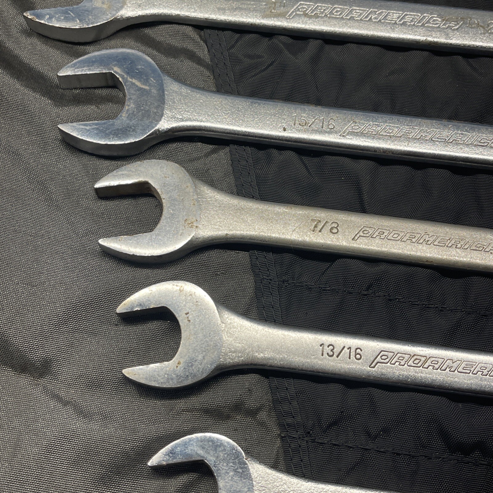 15 Piece Proamerica USA SAE 12 Point Combination Wrench Set 1/4 – 1-1/8 + Roll