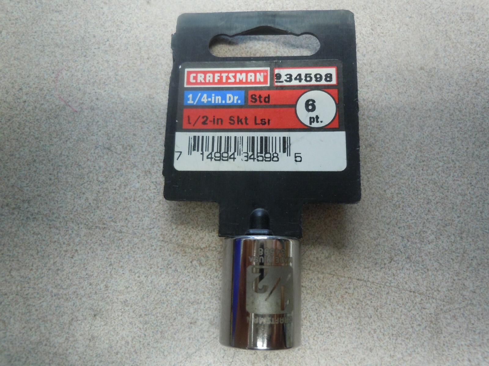 Craftsman Sockets 1/4″ Drive Shallow or Deep Metric or Inch Choose Size