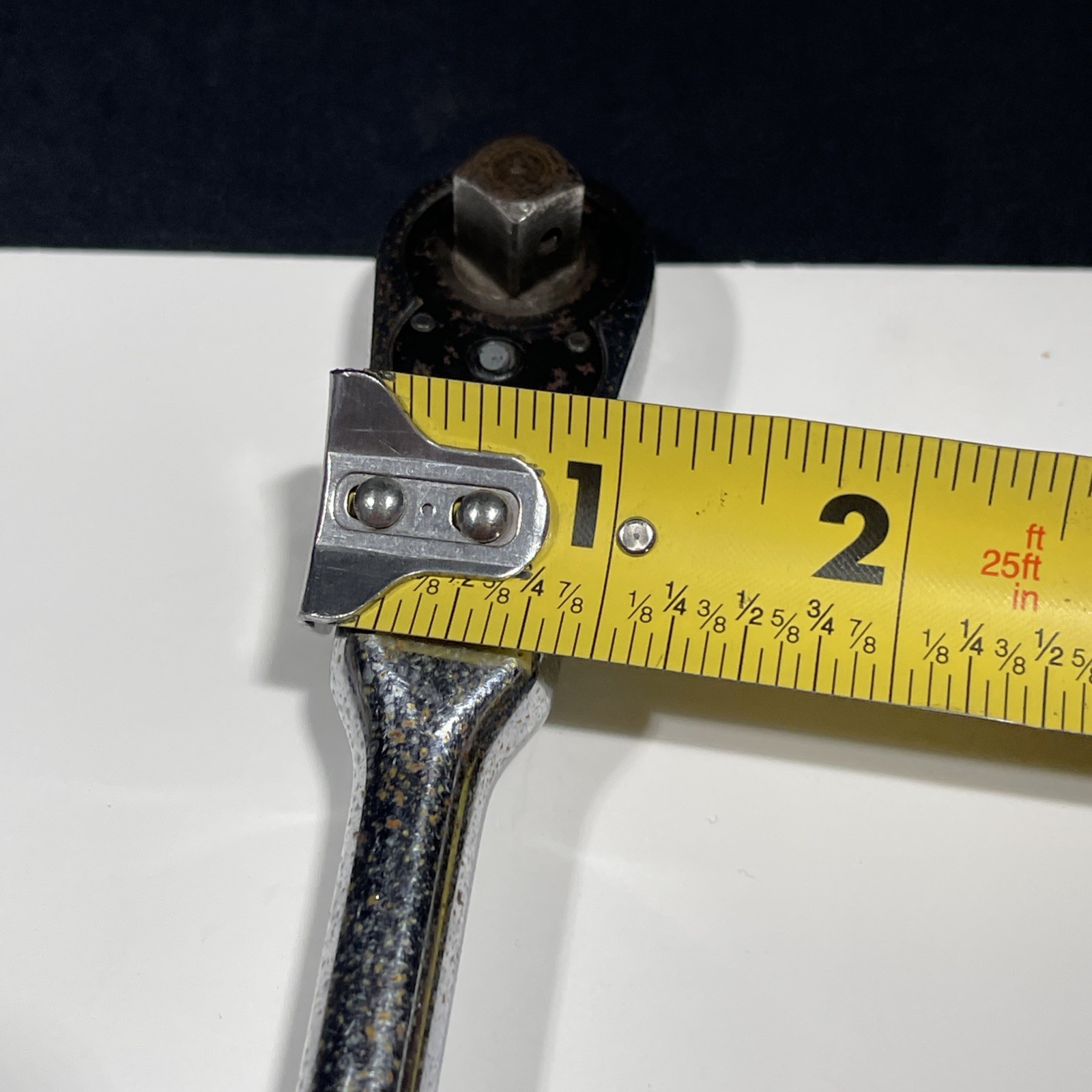 Snap/On F731 – Chrome 3/8″ DR., 11-1/4”LONG HANDLE, FLEX HEAD, RATCHET