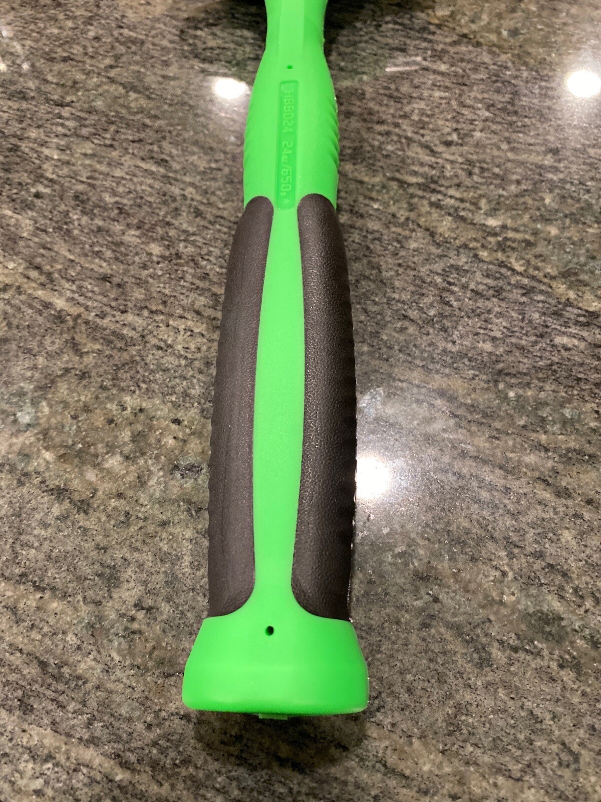 Snap On hbbd24g 24 ounce ball peen soft grip dead blow hammer green