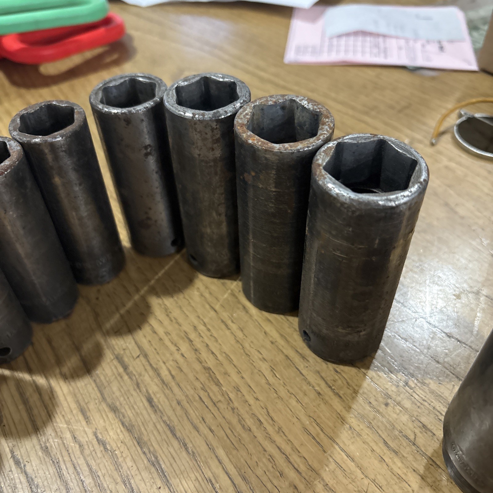 Mostly Snap-on 1/2” Dr Deepwell SAE Impact Socket Set 1/2” – 1 1/4”. 2 Others