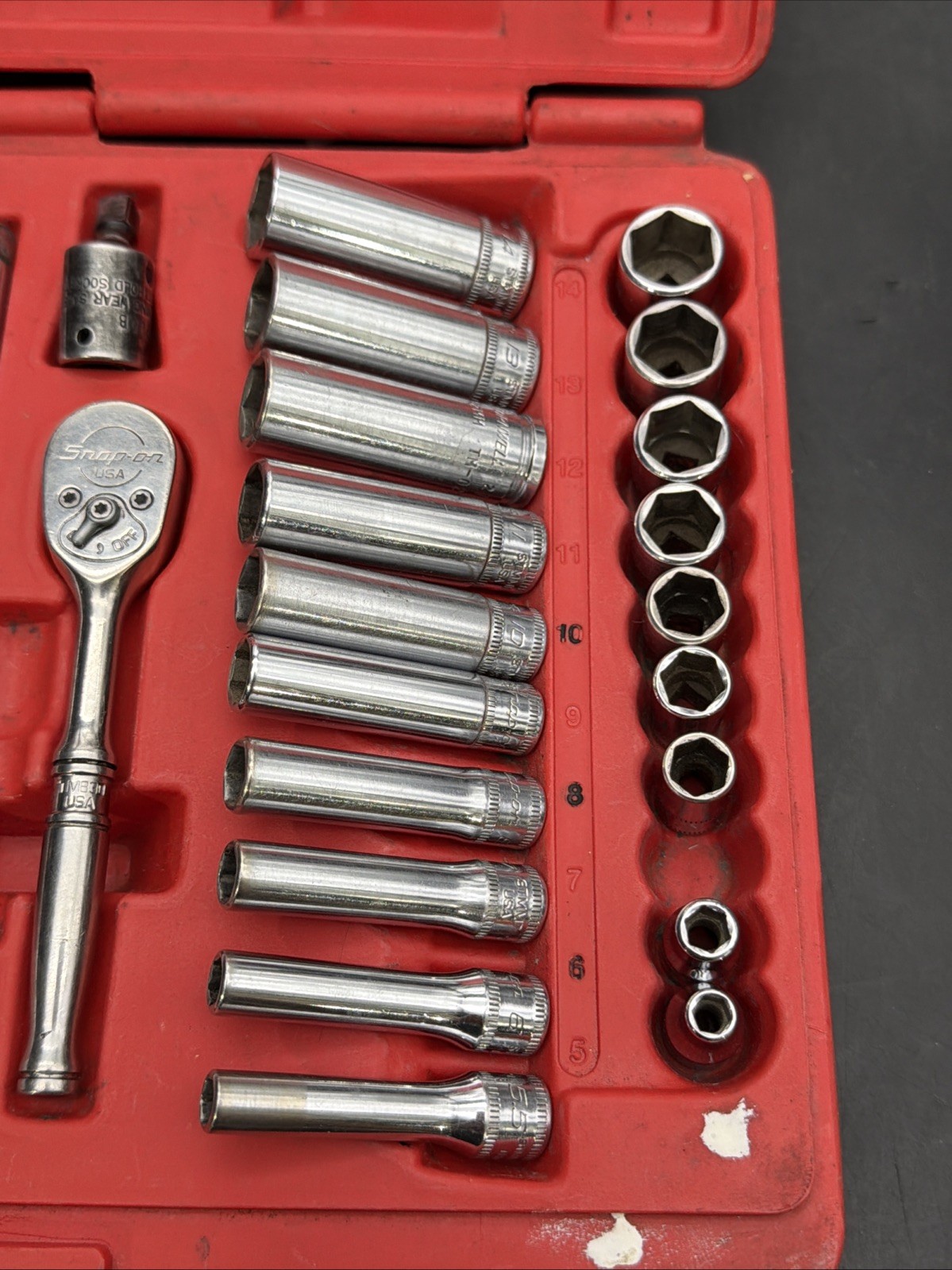 USED Snap-on PB99A General Service Metric/SAE 6 Point 42-Piece Set (READ)
