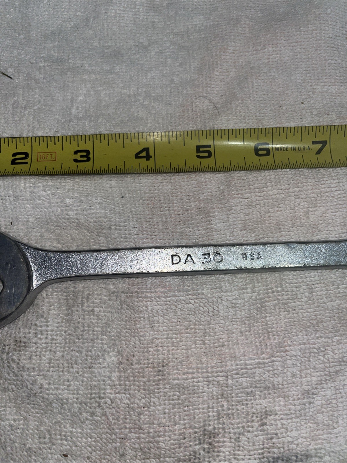 Mac Tools 15/16″ SAE Chrome Four Way Angle Head Open End Wrench USA DA30