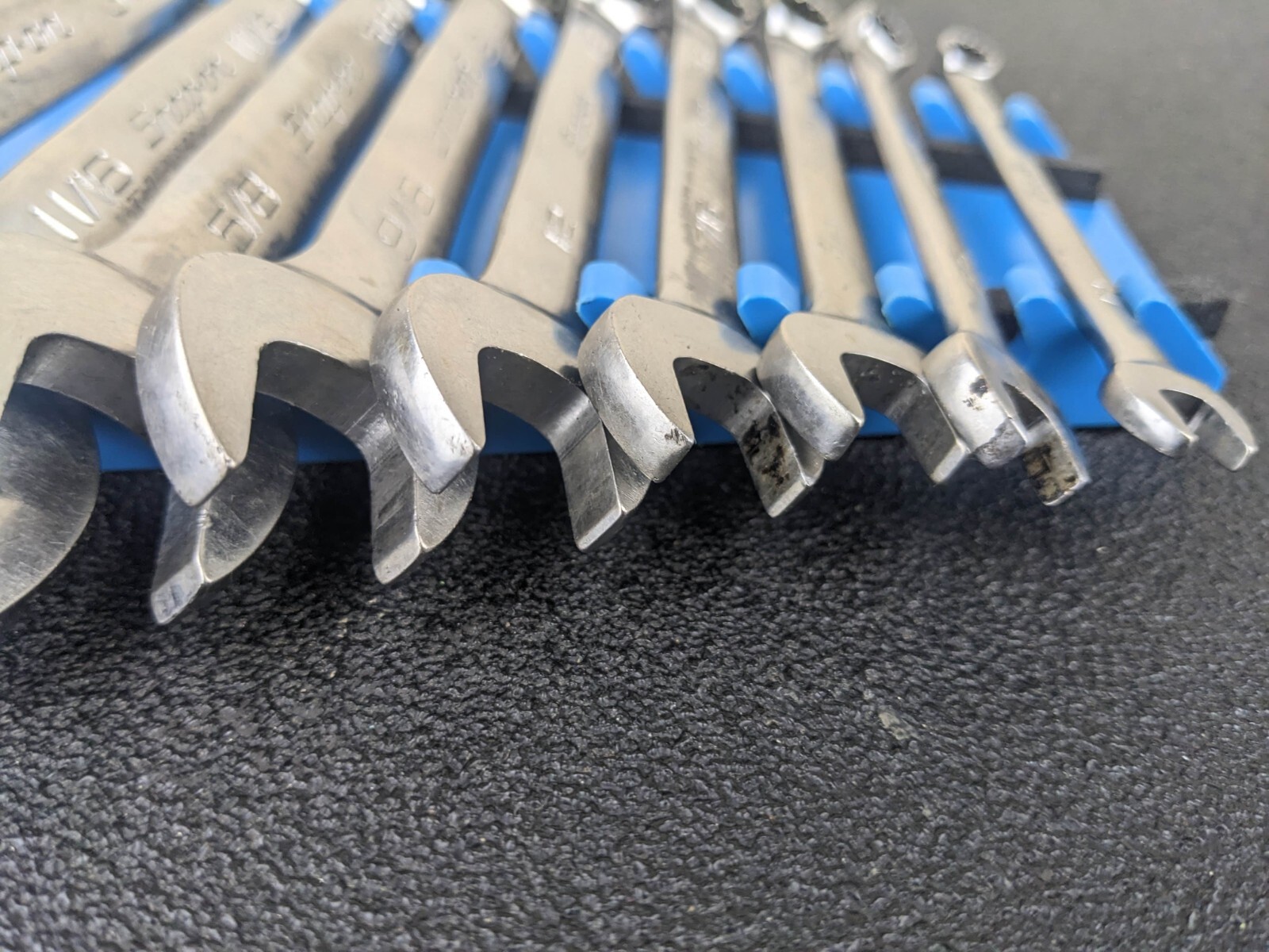 #bk463 Snap On Tools OES Master SAE Spline Short Wrench Set 3/8” – 3/4″ Aviation