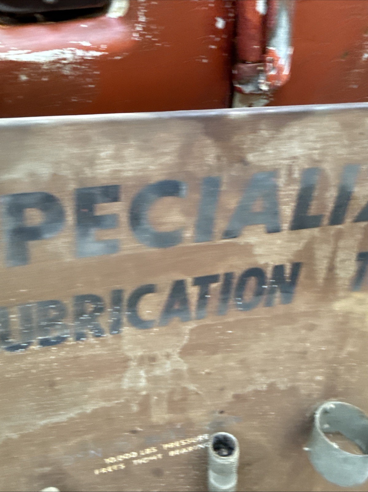 Vintage American Specialised Lubrications Tools Workshop Tool Hanging Board