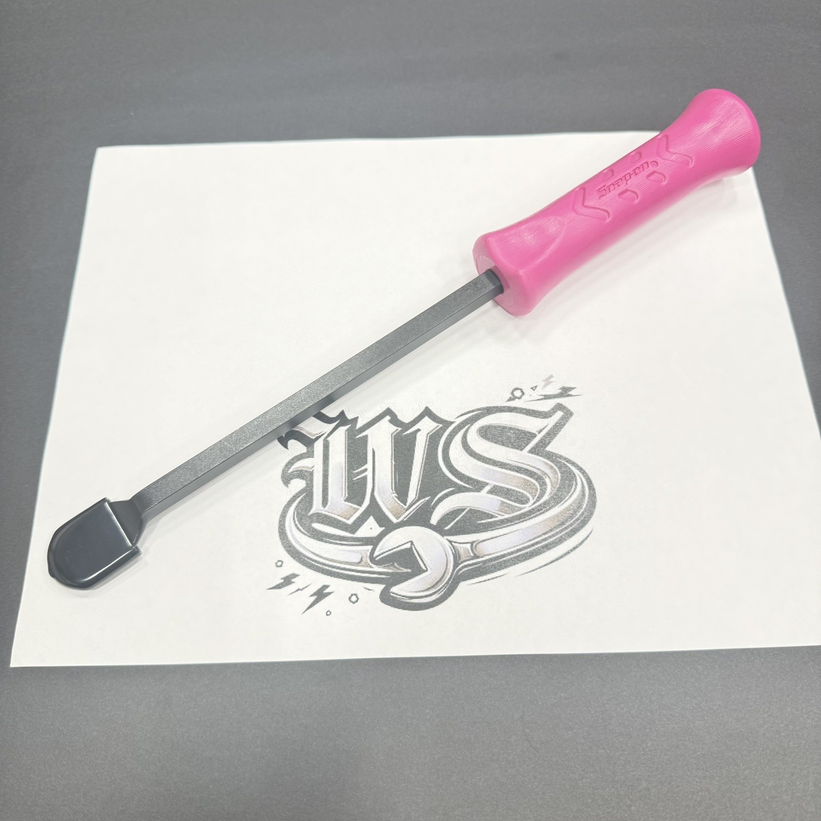 Snap-on Tools USA NEW 12″ Heavy Duty Striking Carbon Scraper ELECTRIC PINK