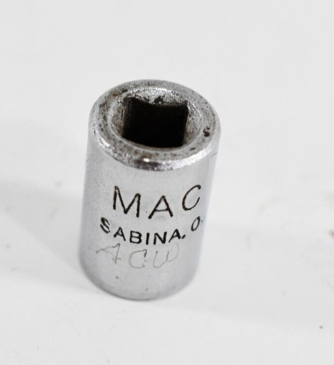 Mac Tools M108 5/16in 1/4″ Drive 8pt Chrome Socket USA Mechanic M1231