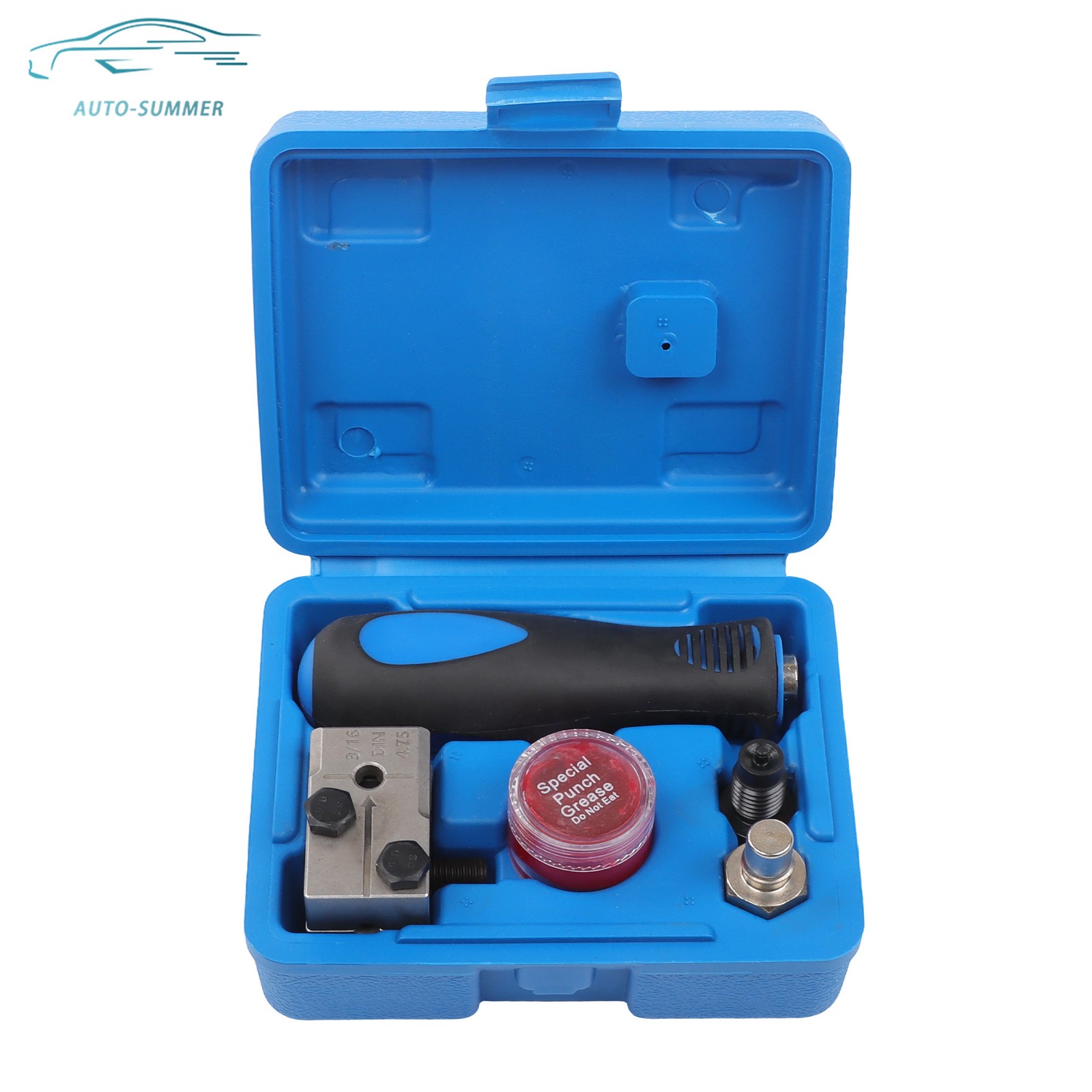 Universal 45° Handheld Double Flaring Tool 3/16in Brake Line Double Flare Tool