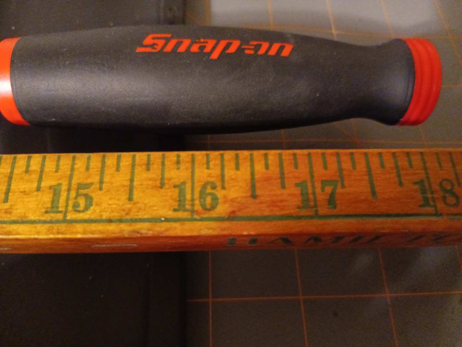 New Snap-on™ 3/8″ drive FHLL80A RED Soft Grip Ratchet XL Brand New