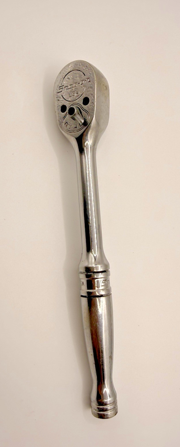 Snap-on F830 3/8” Drive Ratchet USA Chrome Vintage Works Well