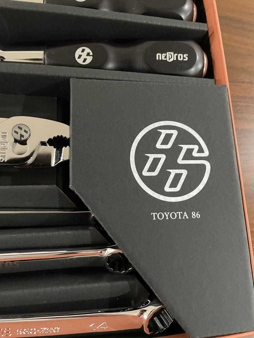 Rare KTC TOYOTA86 engraved nepros nepros limited edition tool set Near Mint